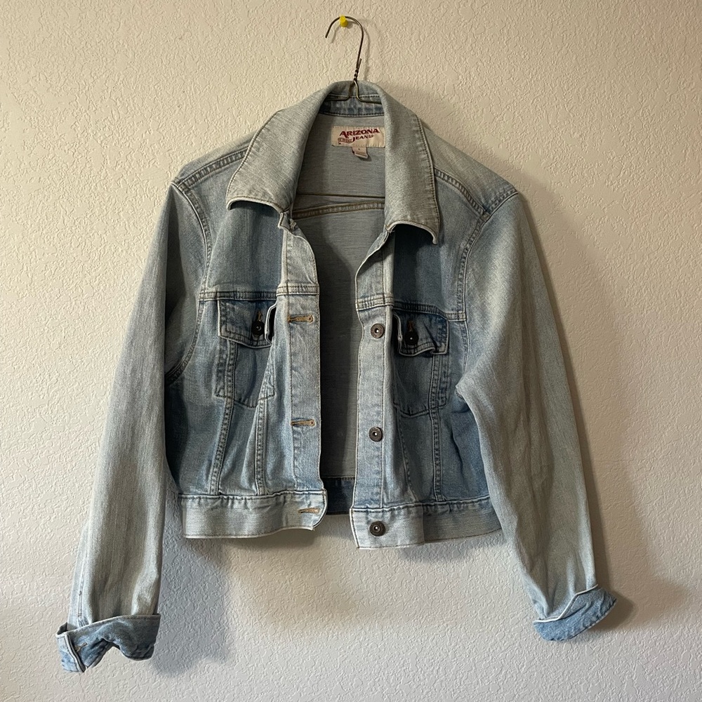 Cropped denim, Arizona jeans, jacket
